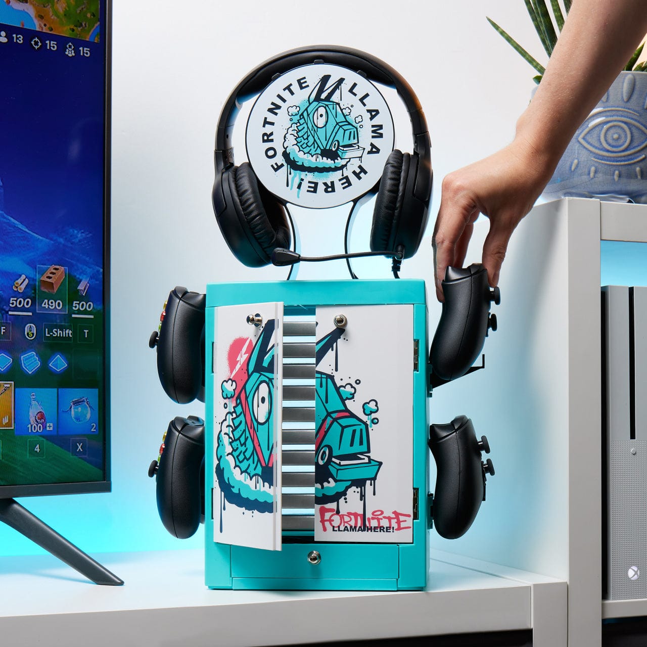 Fortnite フォートナイト ニャッスル イヤホンホルダー＆スマホ