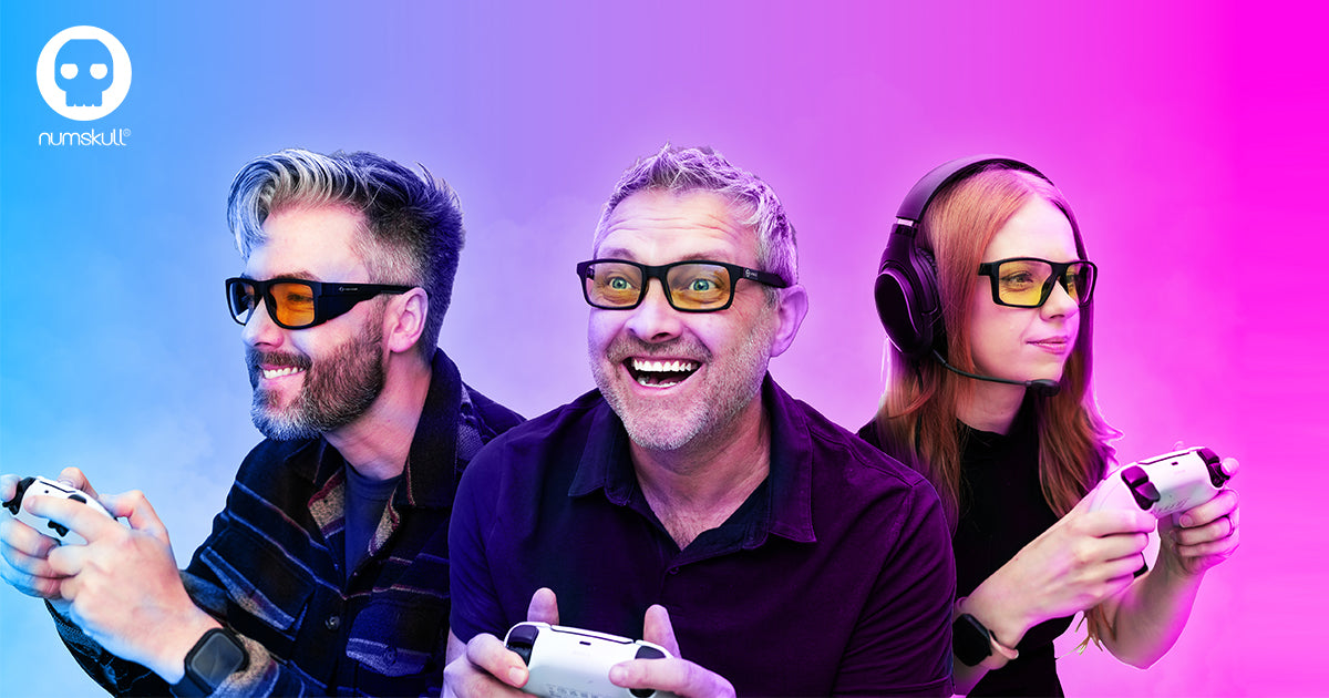 Numskull Gaming Glasses lifestyle campaign