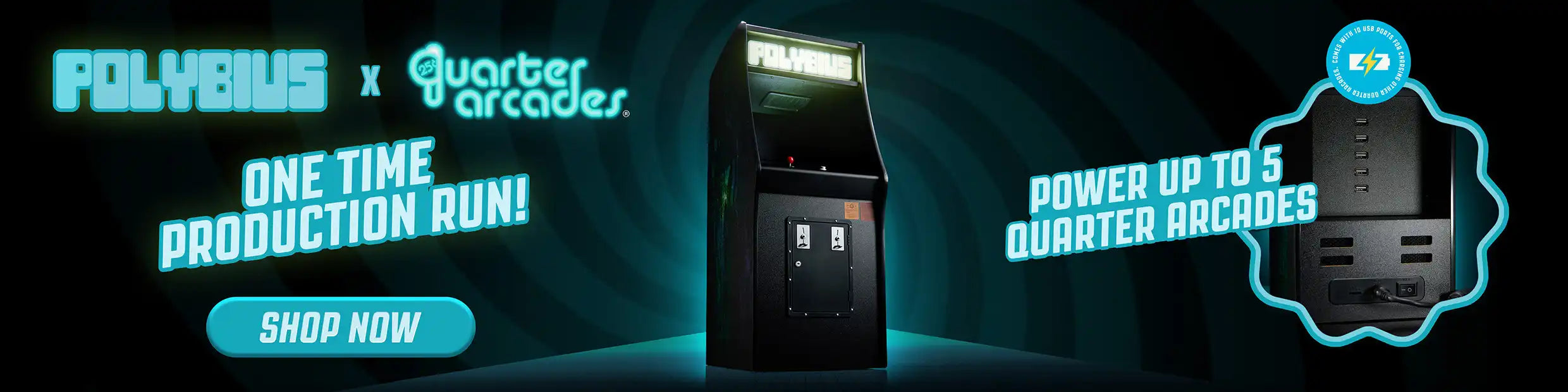 Quarter Arcades Polybius Charging Hub