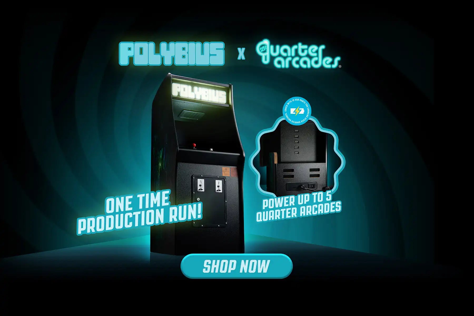 Quarter Arcades Polybius Charging Hub