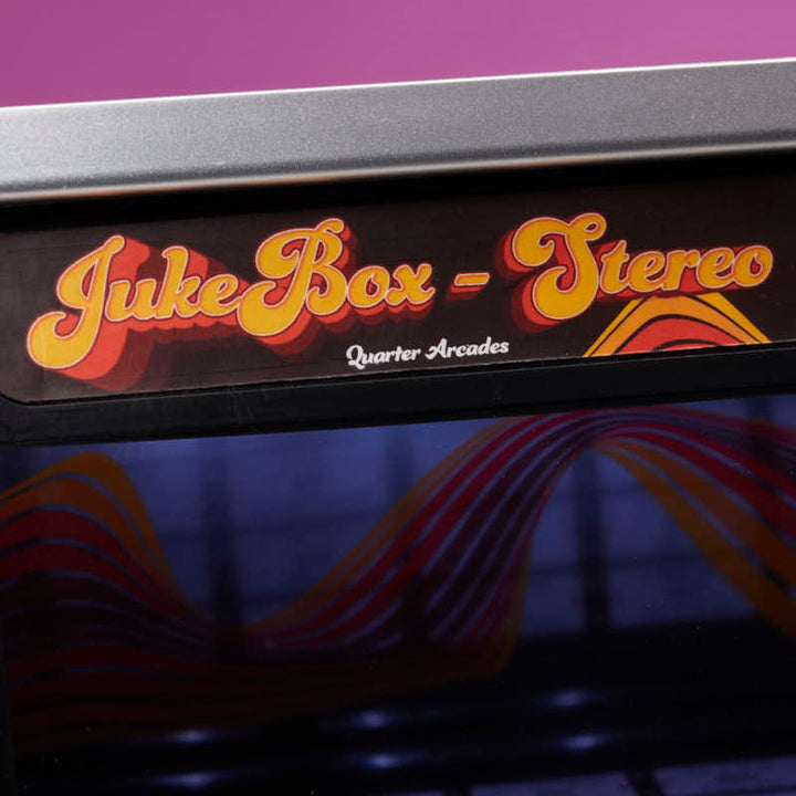 Quarter Arcades Retro Bluetooth Mini Jukebox Speaker - Stereo 70’S Edition