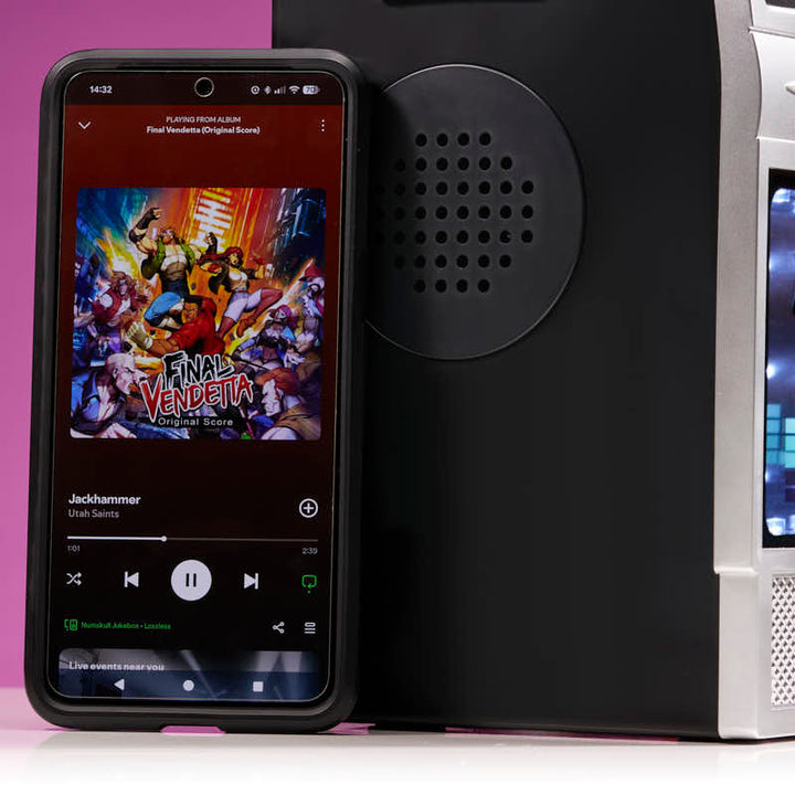 Quarter Arcade Retro Bluetooth Mini Jukebox Speaker - Digital 90’S Edition